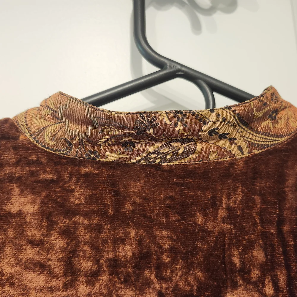 Coldwater Creek Patchwork Velvet Jacket Sz 2X - Picture 6 of 6